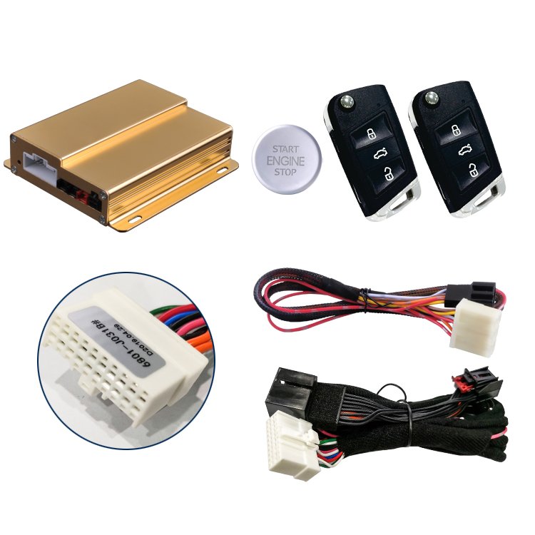 New in 2024 Auto Electronics Central Locking System Car Alarm Control CANBUS for Volkswagen Golf Year 11-19
